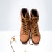 Roolee Elvis Hiking Boots Womens Size 39 (8) Camel Brown , Tan Lace Up