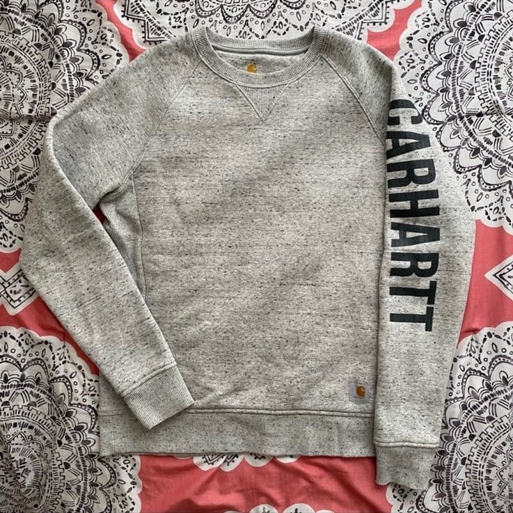 Gray Carhartt Crewneck Sweatshirt