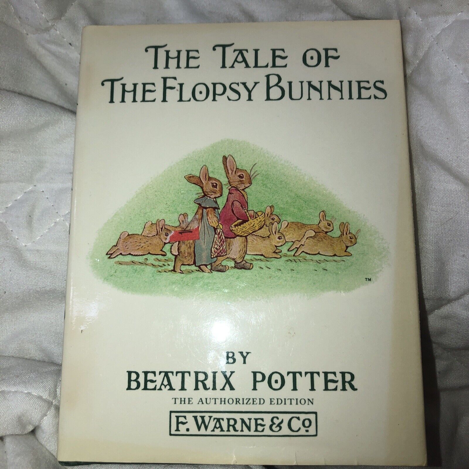 The Tale Of The Floppy Bunnies Hc Dj 1937