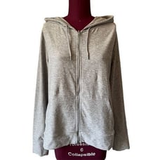 BEYOND YOGA Spacedye Everyday Hoodie Jacket size L Gray