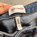 Driftwood Charlee Patch Pocket Wide Leg Jeans Raw Hem Size 25x32 EUC
