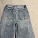 Driftwood Charlee Patch Pocket Wide Leg Jeans Raw Hem Size 25x32 EUC