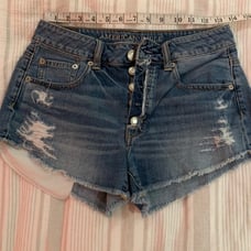 American Eagle button up Fesitival short