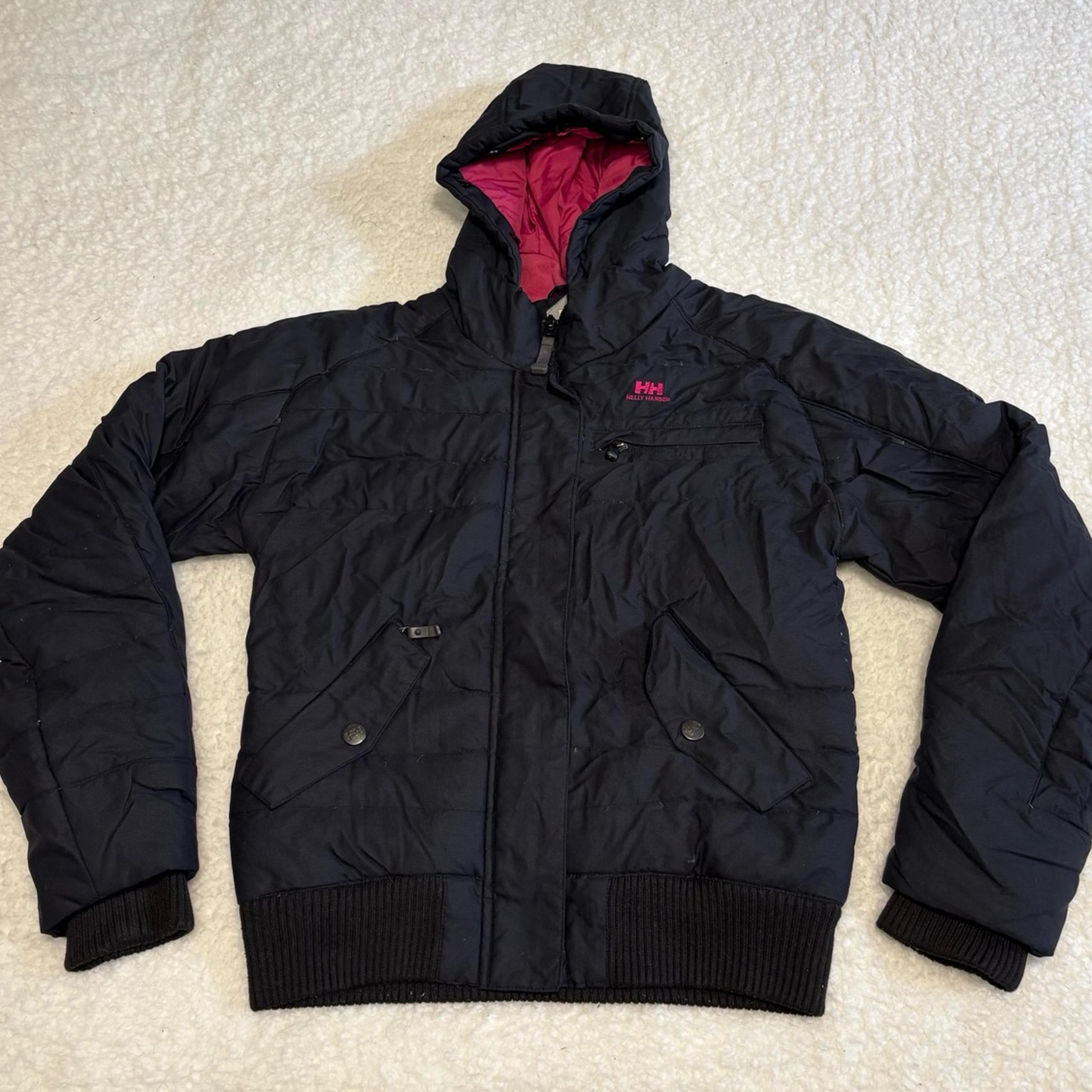 Helly Hansen Women Black Vintage Duck Down Puffer Jacket