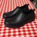 Hush Puppies Men's Molton Black Leather Slip-On Shoes Size 9.5 W