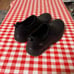 Hush Puppies Men's Molton Black Leather Slip-On Shoes Size 9.5 W
