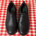 Hush Puppies Men's Molton Black Leather Slip-On Shoes Size 9.5 W