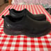 Hush Puppies Men's Molton Black Leather Slip-On Shoes Size 9.5 W