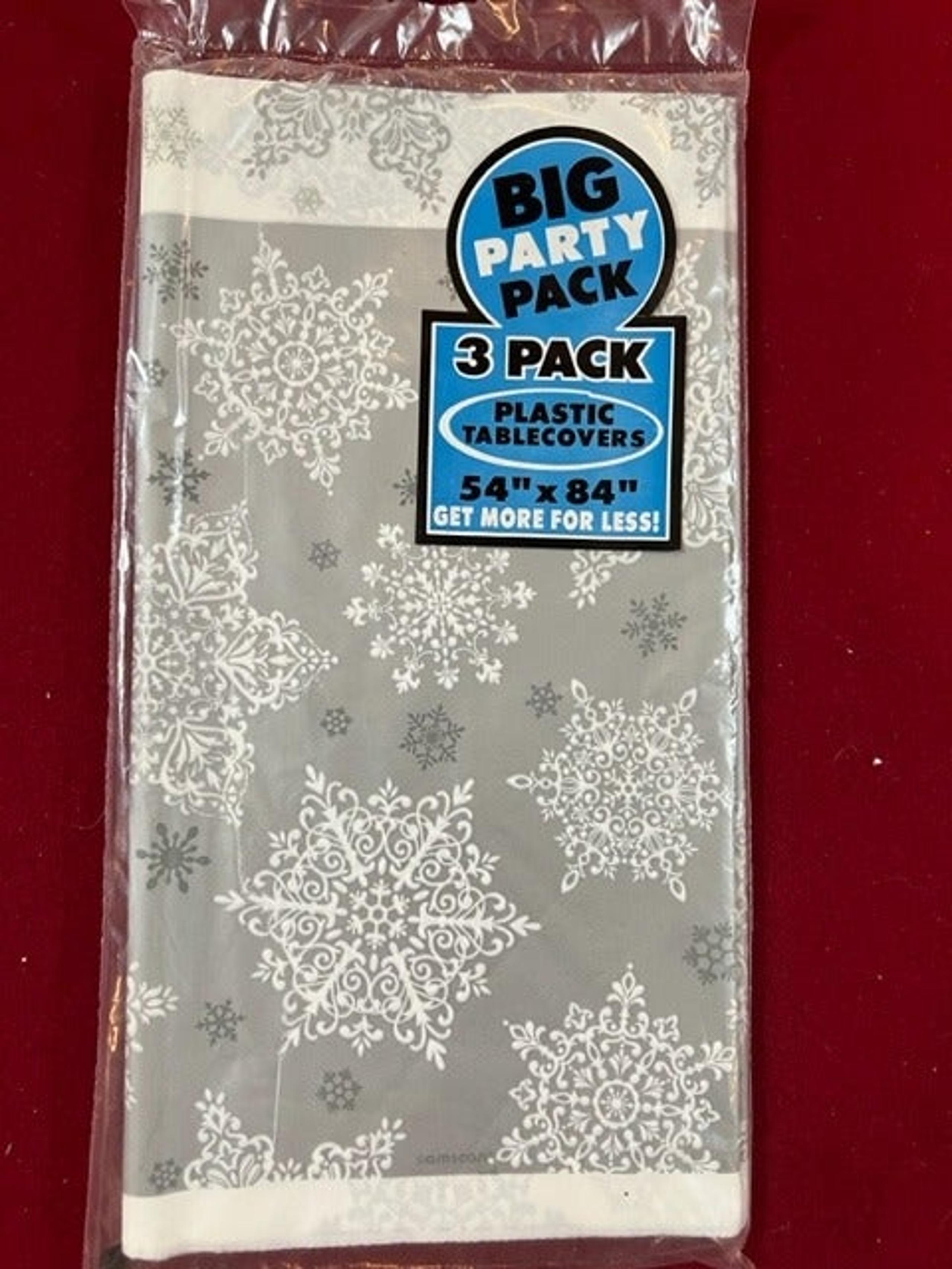 Snowflake Tablecloth 3 pack