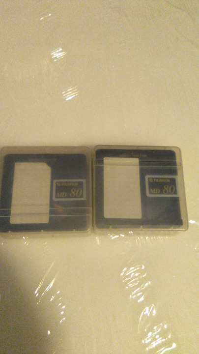 RARE 8 PACK Fujifilm MD80 MiniDiscs Disks WITH CASES assumed New