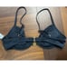 L*Space Stardust Bikini Top in Black XLarge New Womens Swimsuit
