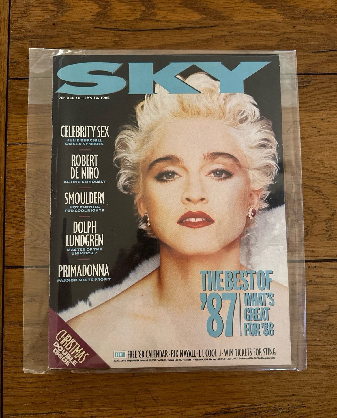Madonna SKY magazine 1988 RARE