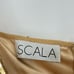 Vintage Scala Womens Silk Sequin Tiered Dress Size 12 Gold