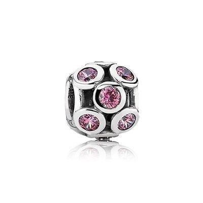 Pandora Pink Stones Charms