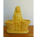 Gorgeous vintage yellow ceramic Asian girl with baskets planter