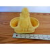 Gorgeous vintage yellow ceramic Asian girl with baskets planter