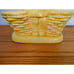 Gorgeous vintage yellow ceramic Asian girl with baskets planter