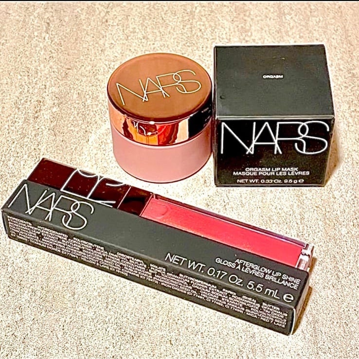 Nars Orgasm Lip Mask + Lip Shine (BNIB)