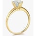14k Yellow Gold SOLID Wedding Engagement Ring | Ring Real Gold Wedding | CZ |