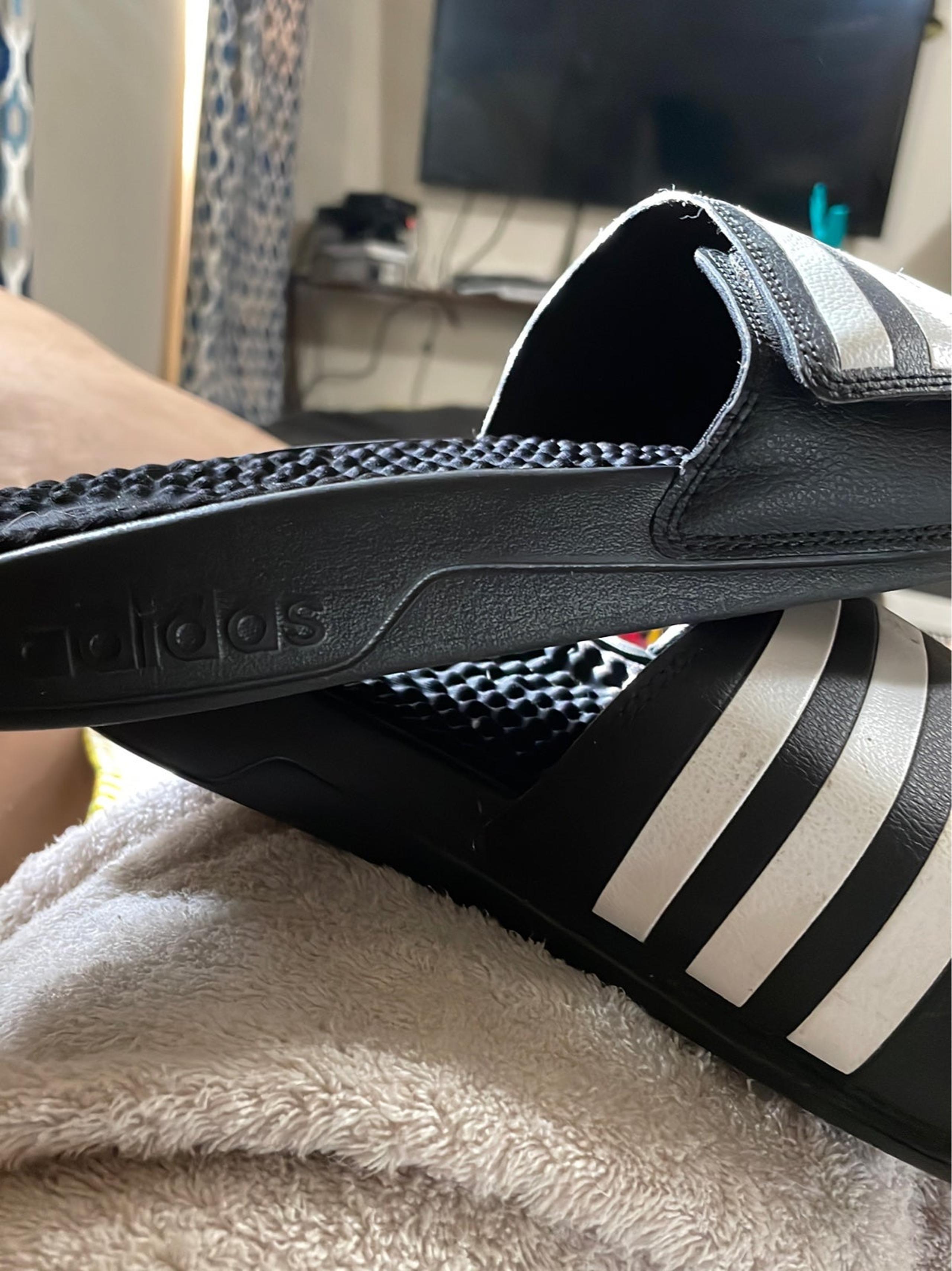 Adidas slip on athletic shoes for men