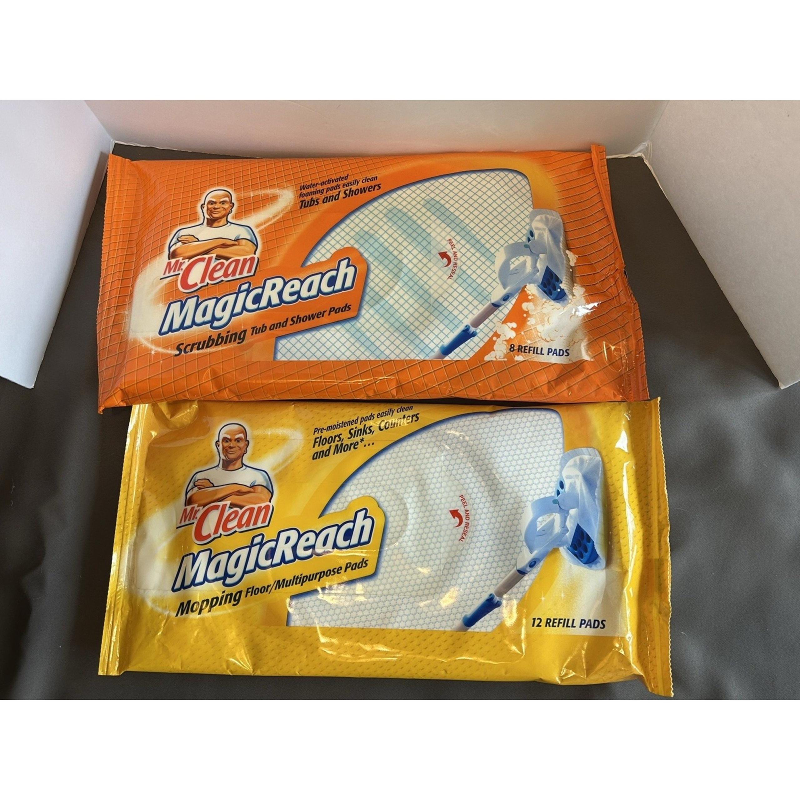 New MR CLEAN MAGIC REACH Mopping for Floor  & Scrubbing for Tub Shower Refills
