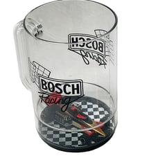 Bosch Racing Clear Plastic Mug Drink Cup Mini Formula 1 Indycar Nascar Promo