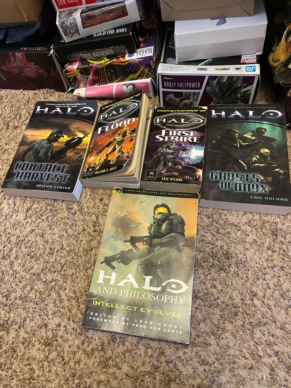Halo 6 books lot