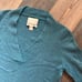 Cynthia Rowley 100% 2-ply Cashmere Tunic Sweater in Teal Size: Small (S)