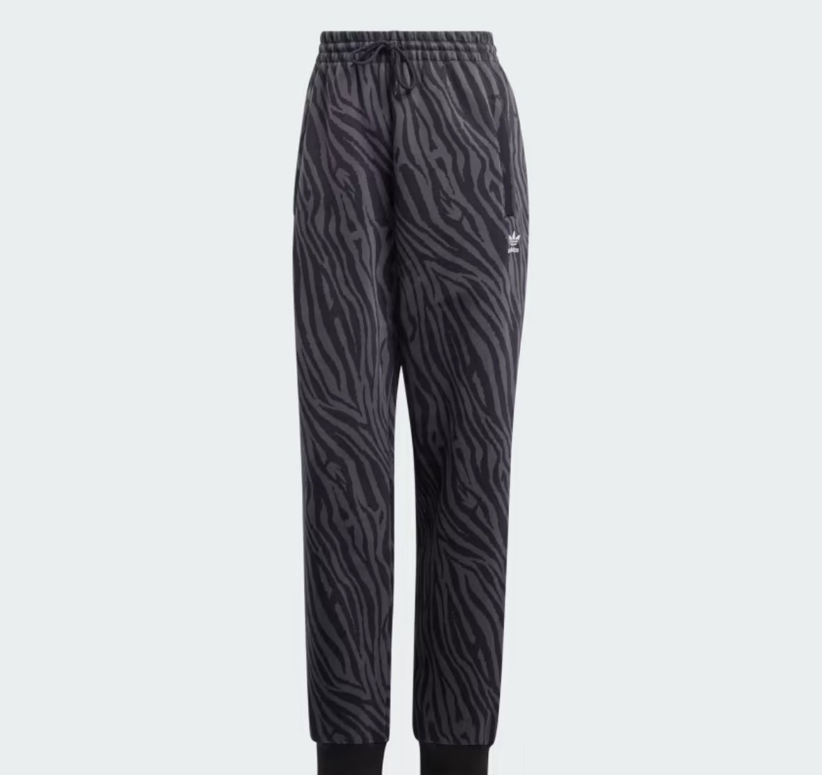 NEW Adidas ALLOVER ZEBRA ANIMAL PRINT ESSENTIALS JOGGERS Sz SMALL