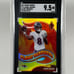 2021 Panini Phoenix Flame Throwers Yellow /75 Lamar Jackson #FT-4 - SGC 9.5 Mint