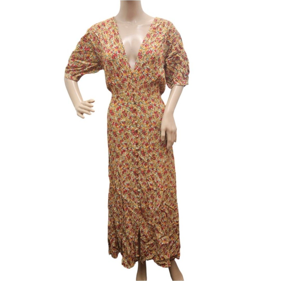 Faithfull the Brand Bellavista Midi Dress La Gomera