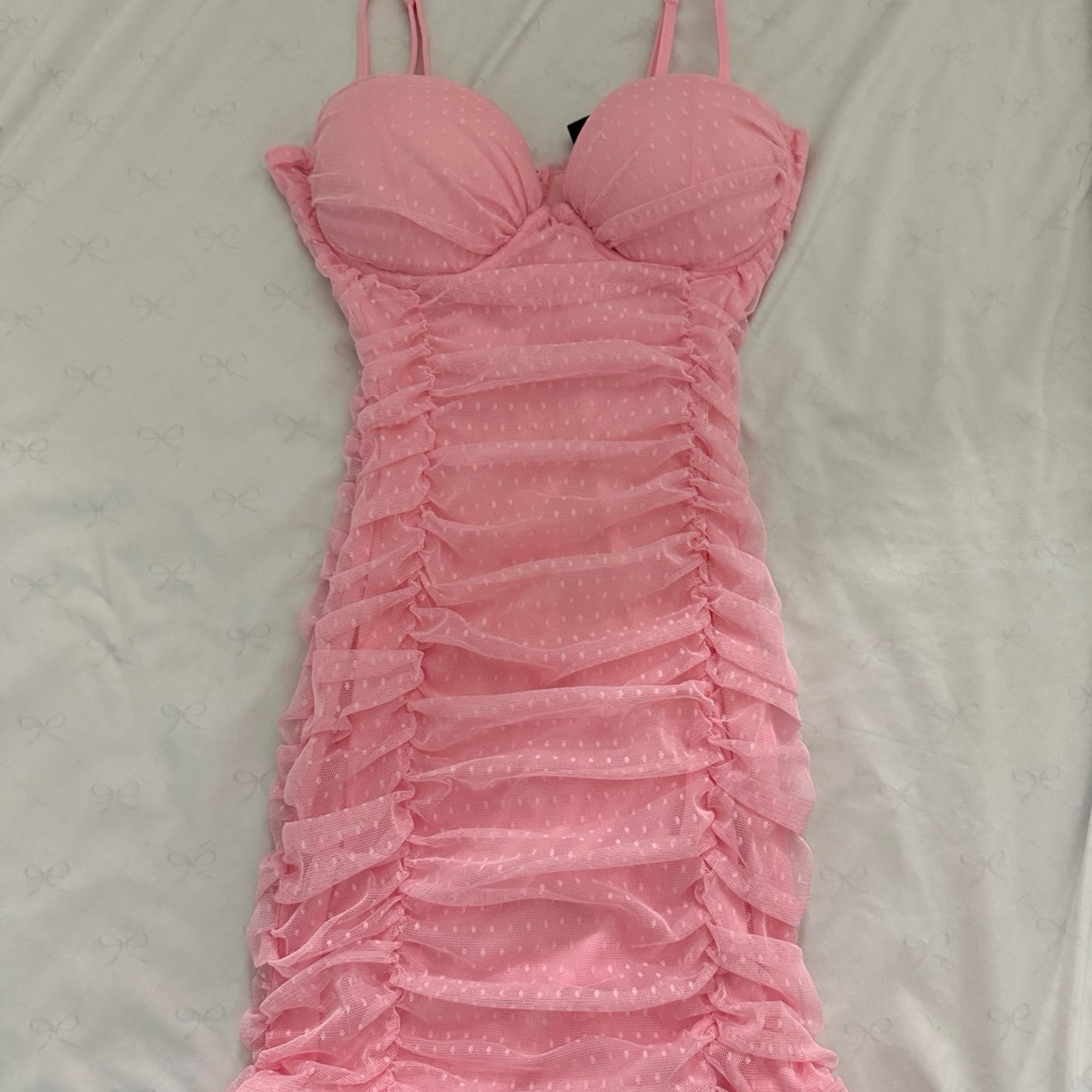 Sweetheart Corset Pink Windsor Mini Bodycon Dress