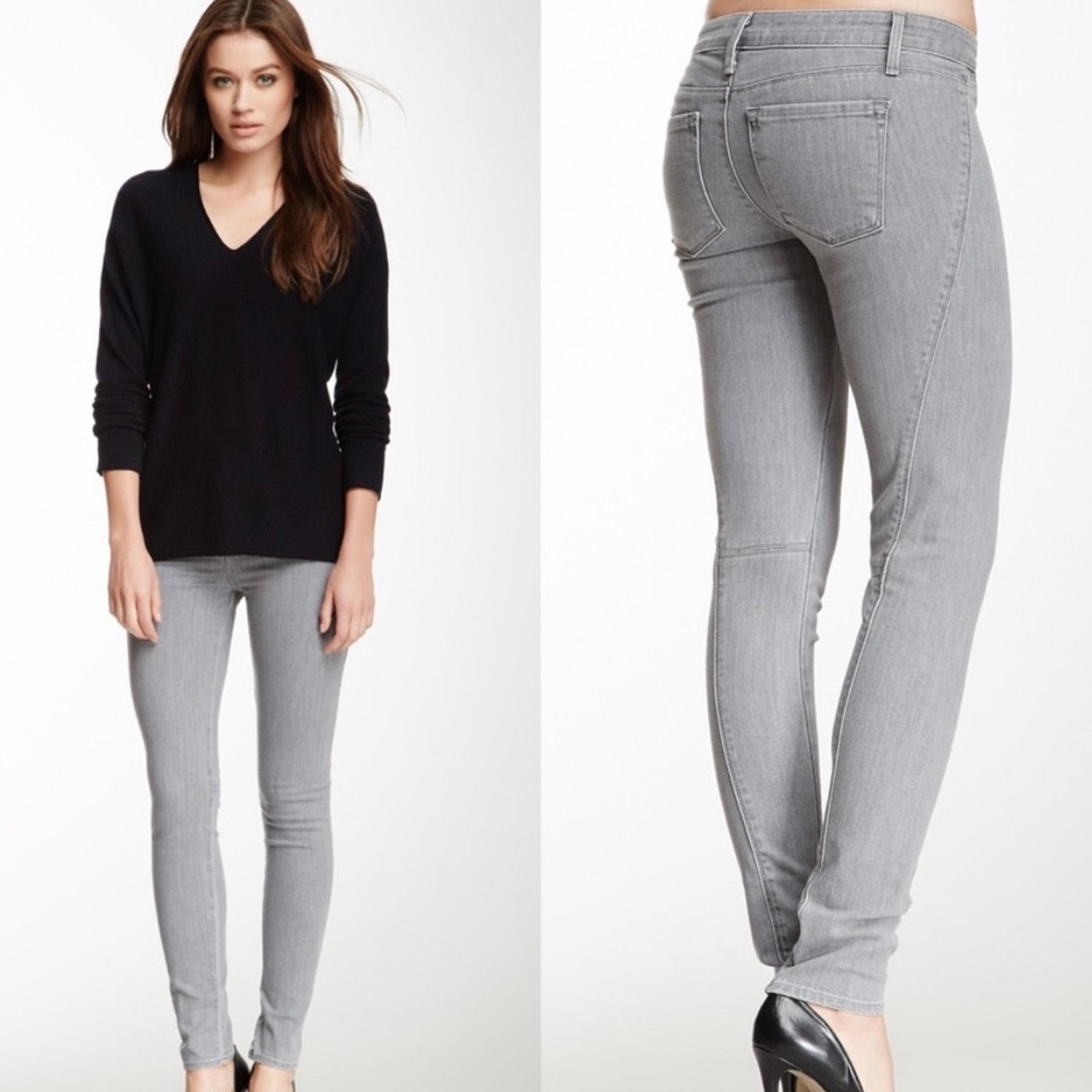 Vince Seam Leggings Grey Low Rise Jeans Size 25 0