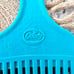Goody Vintage Bold Colors Pink Teal Purple Reptile Textured Combs 3 Hair Picks