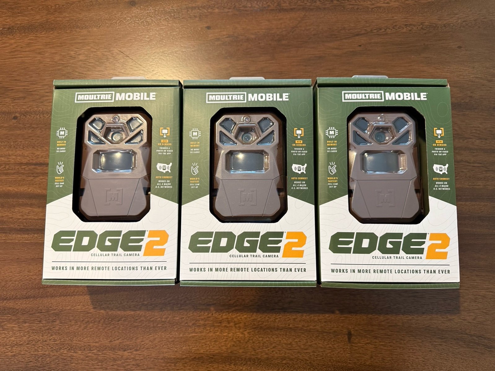 Moultrie Edge 2 Cellular Trail Camera (3 pack)