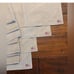 Vtg Lauren Ralph Lauren Khaki placemats & napkins w/flag logo