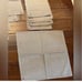 Vtg Lauren Ralph Lauren Khaki placemats & napkins w/flag logo