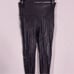 Spanx Black Faux Leather High Waisted Leggings