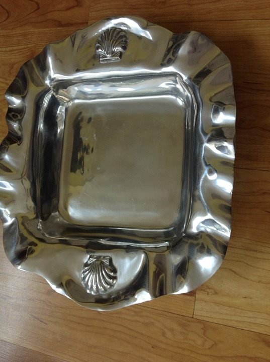 Beautiful Rectangular Aluminum Alloy Serving Platter