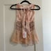Free People Smocked Tank in Light Combo NWT Size Small