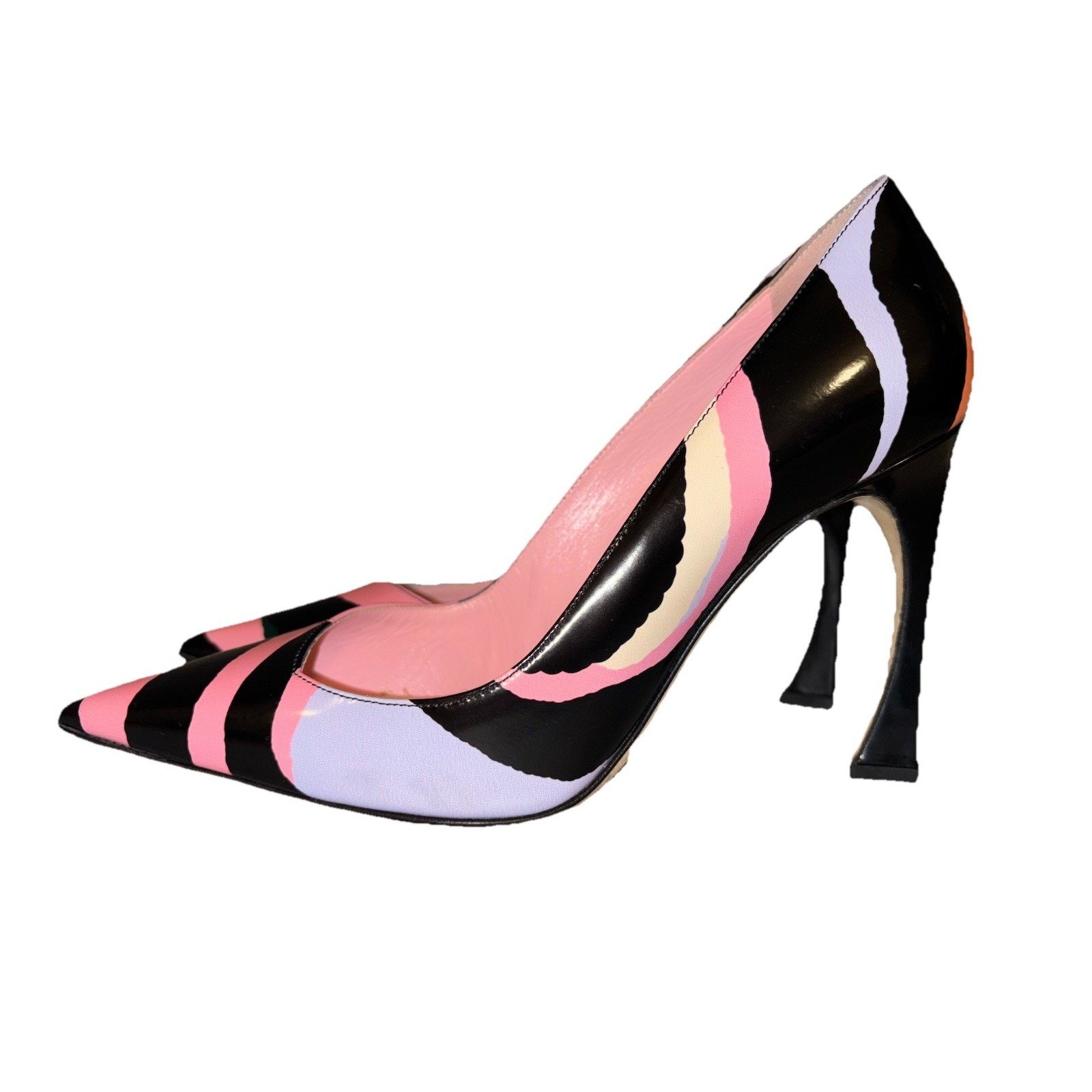 Christian Dior Authentic Designer Bold Career Heels RARE Pumps 37 Italian US 6/7