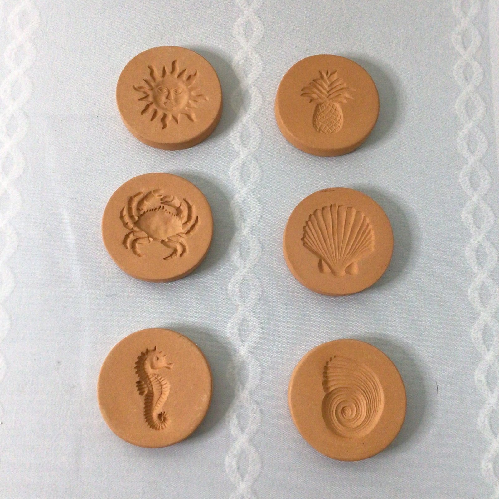 Rycraft Round Cookie Stamp Set of 6 NEW