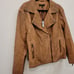 NEW Max Studio + Vegan Leather Jacket Cognac Brown Plus Size 2X Moto Western