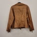 NEW Max Studio + Vegan Leather Jacket Cognac Brown Plus Size 2X Moto Western