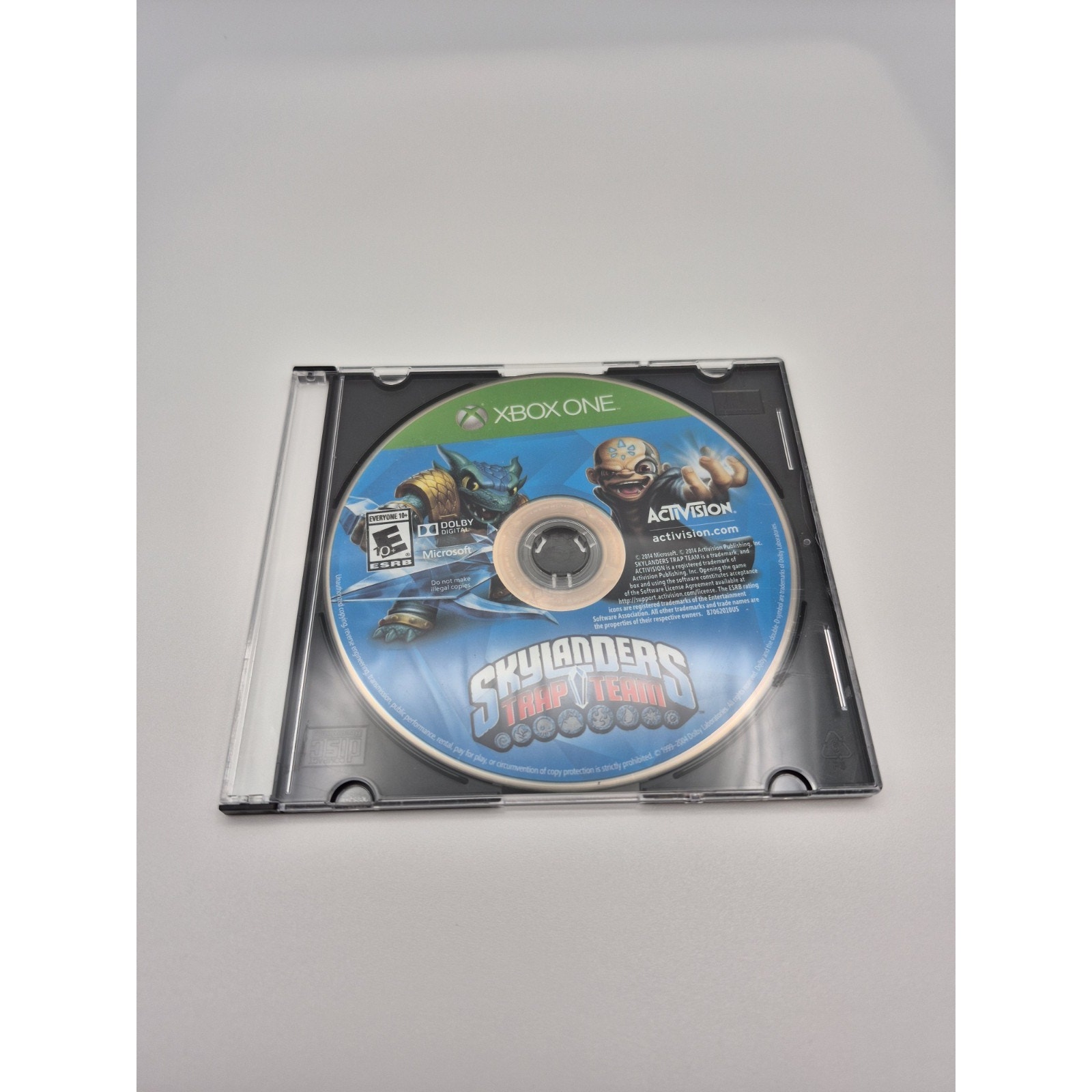 Skylanders Trap Team (Xbox One, 2014) Disc only Tested and Working