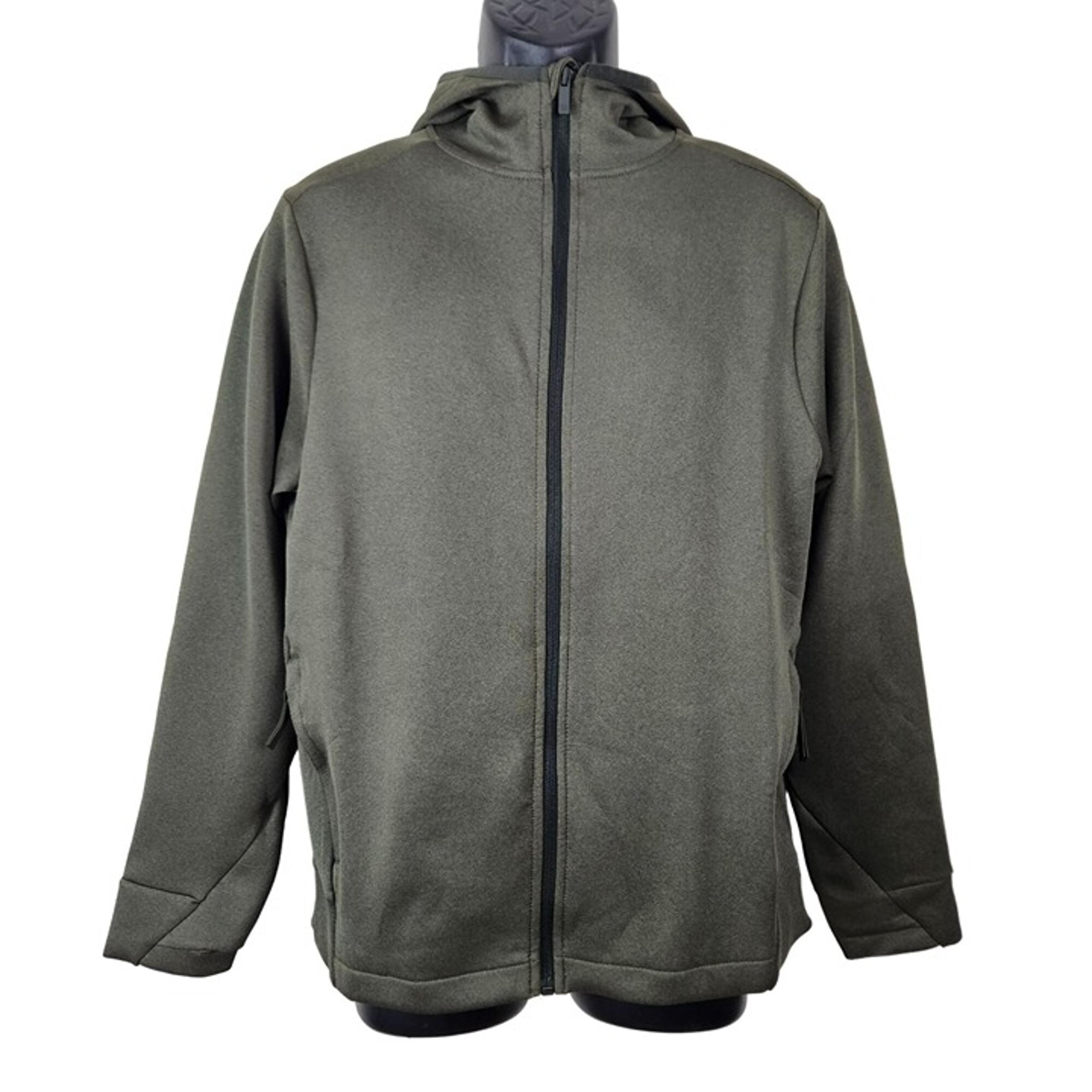 All In Motion Men's Full-Zip Hooded Jacket Size Medium Olive Green Activewear