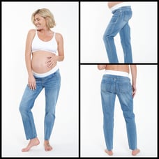 RIPE Jamie Raw Edge Jean Vintage Wash