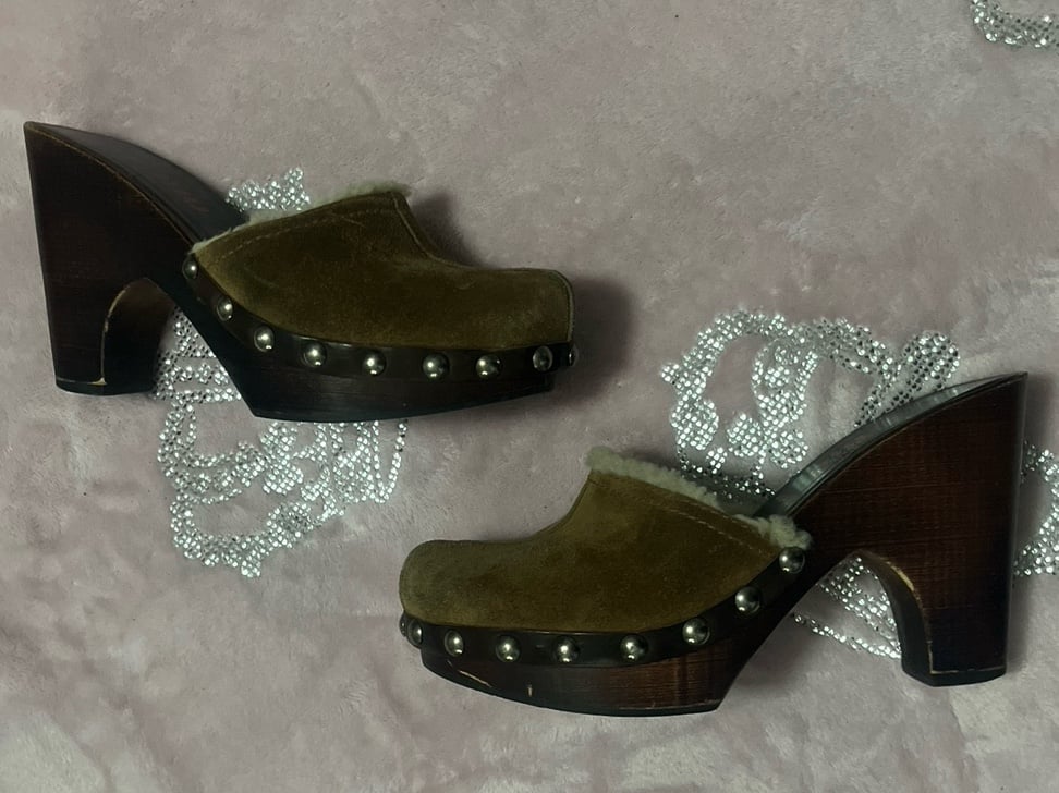 mui mui wooden mules