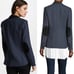 Veronica Beard Gia Dickey blue tweed jacket blazer size 6