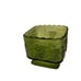 Pretty Vintage Green Glass Trinket Holder!